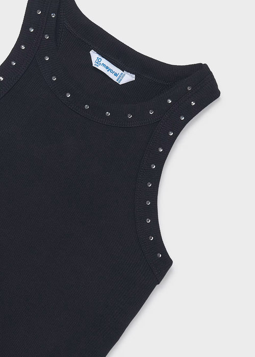 Mayoral Black Vest Top 6013