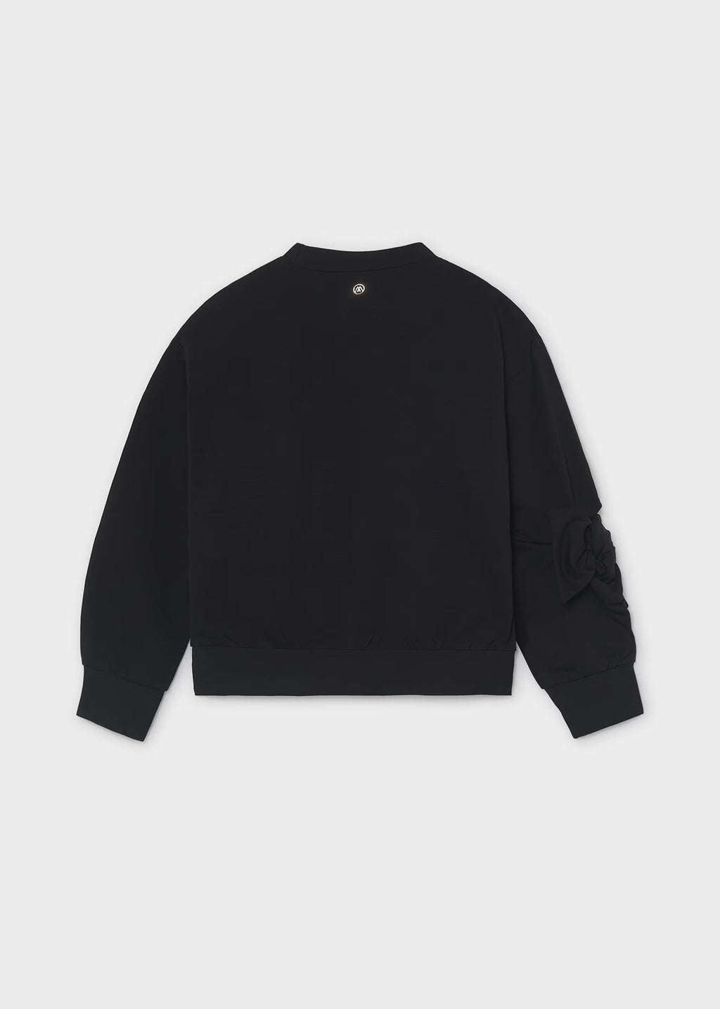 Mayoral Black Bow Detail Sweatshirt 7429