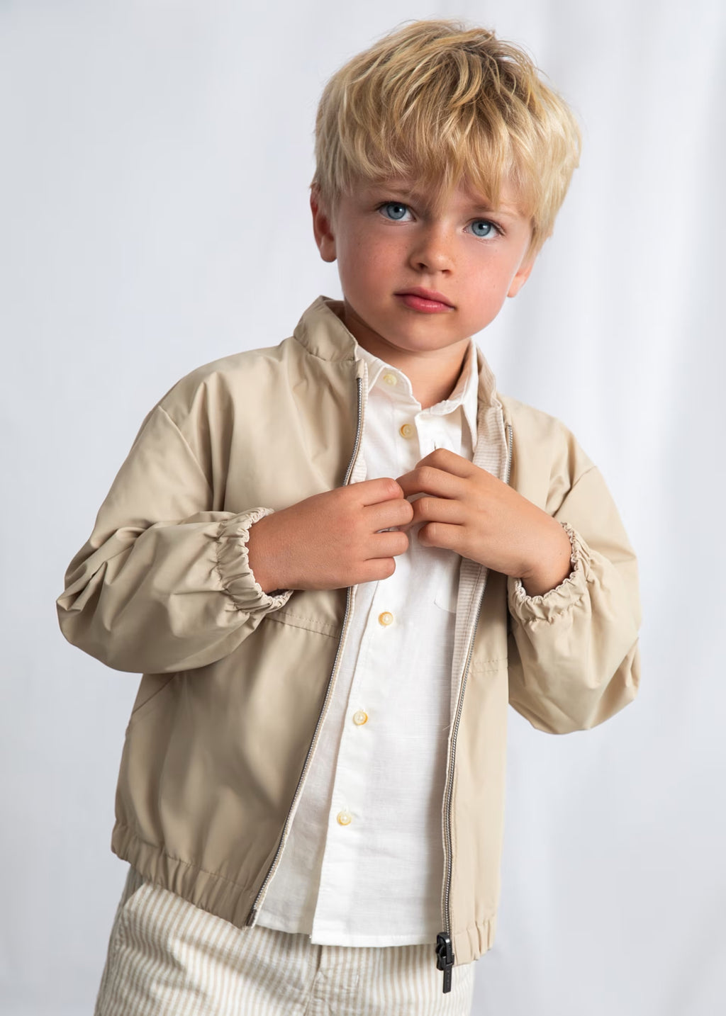 Mayoral Beige Reversible Jacket 3444