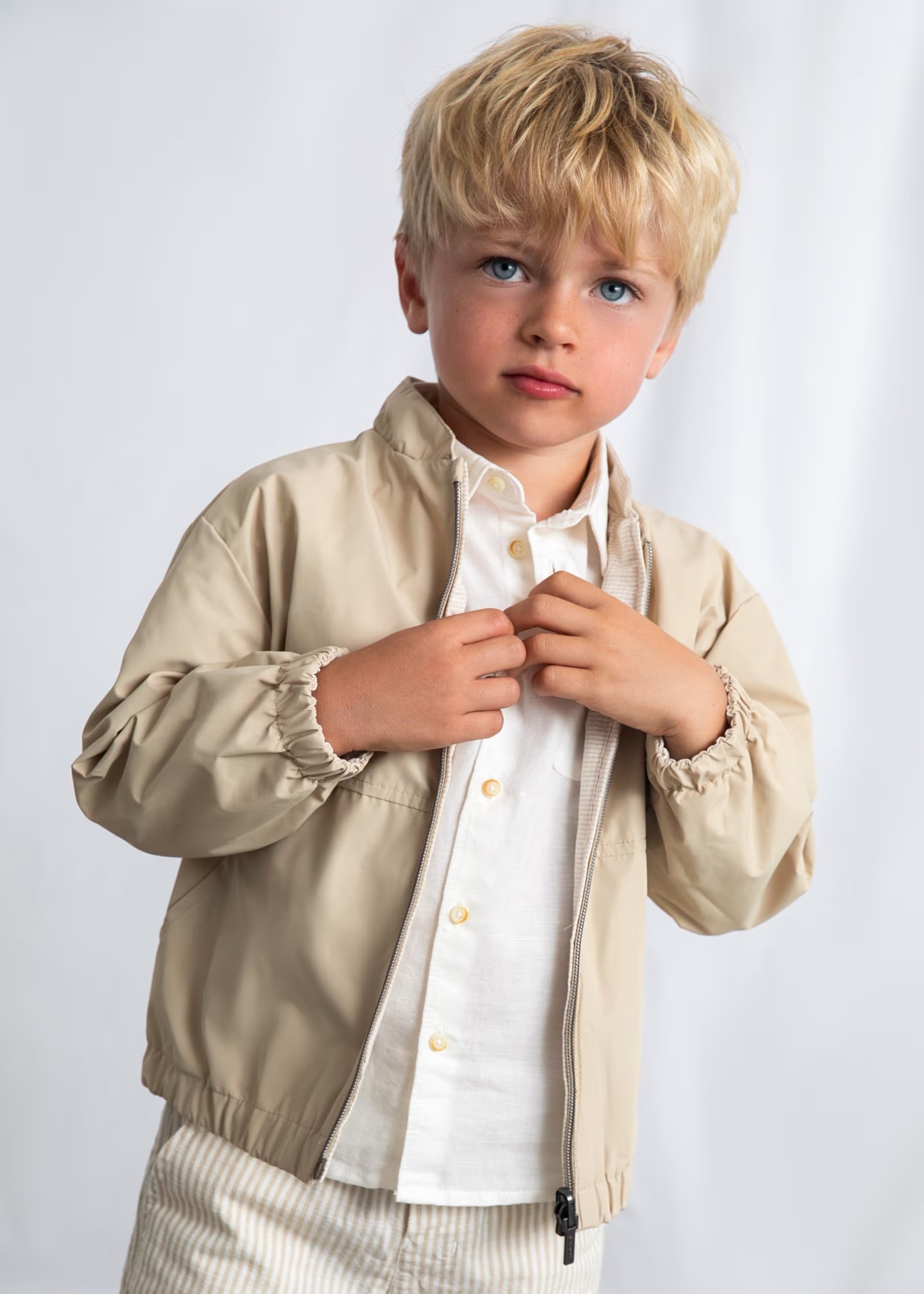 Mayoral Beige Reversible Jacket 3444