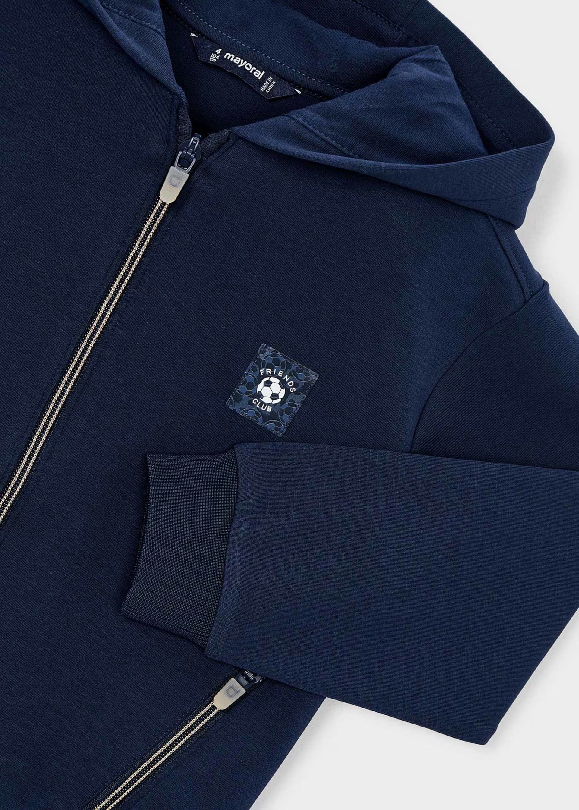 Mayoral Navy Zip Hoodie 3442