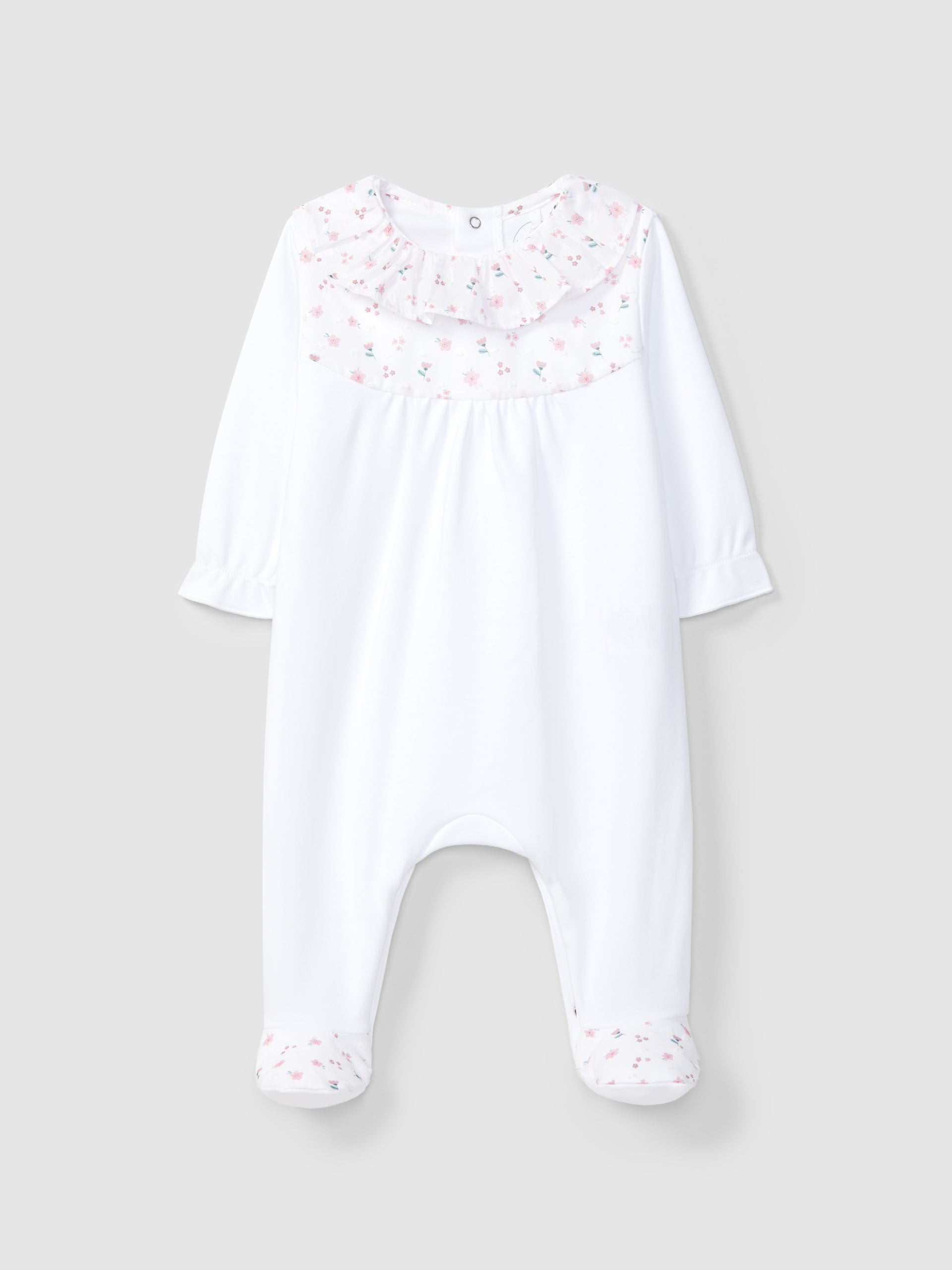Laranjinha Babygrow with Ruffle Collar V6257