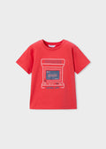 Mayoral Red ‘Arcade’ T-shirt 3063