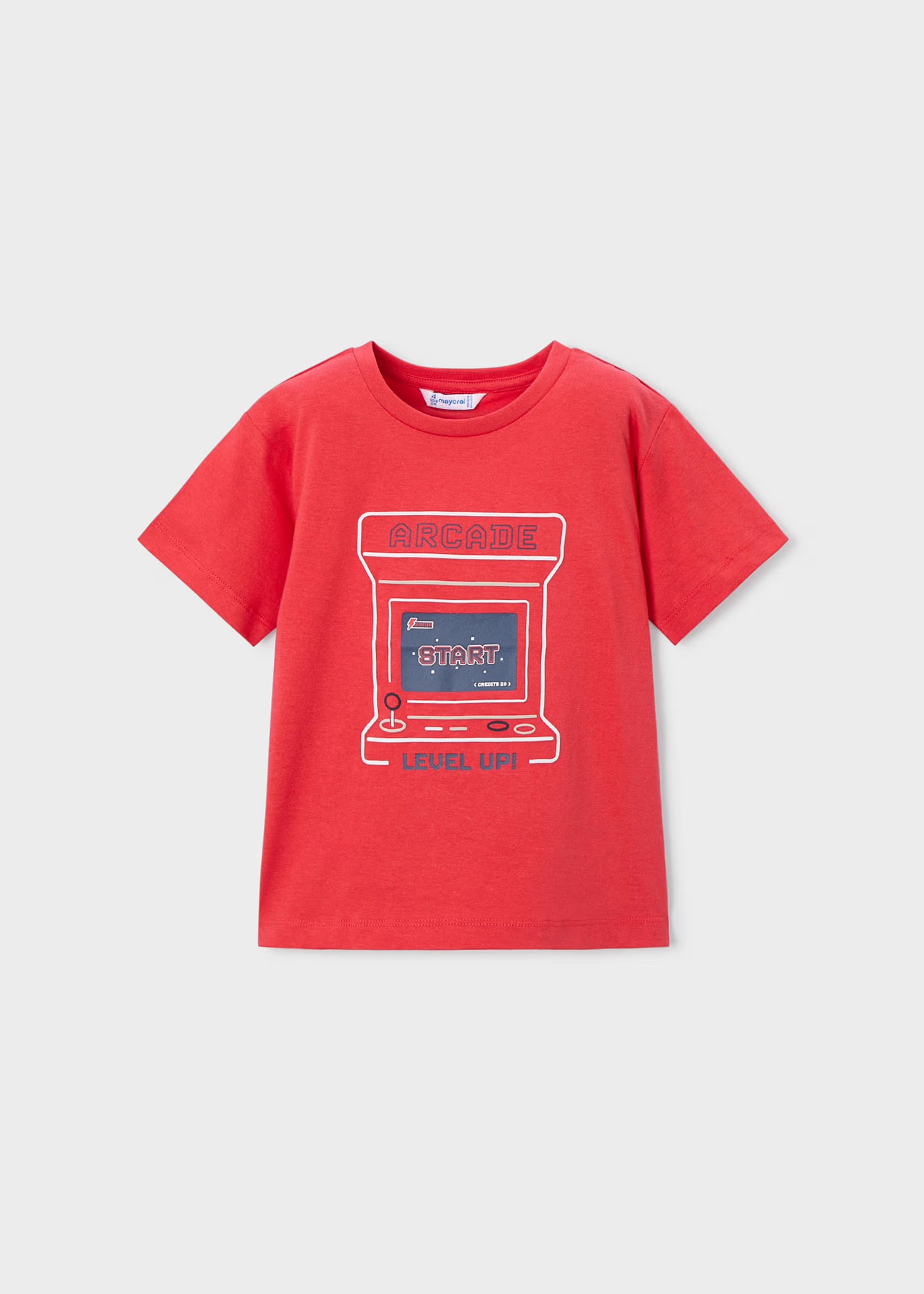 Mayoral Red ‘Arcade’ T-shirt 3063