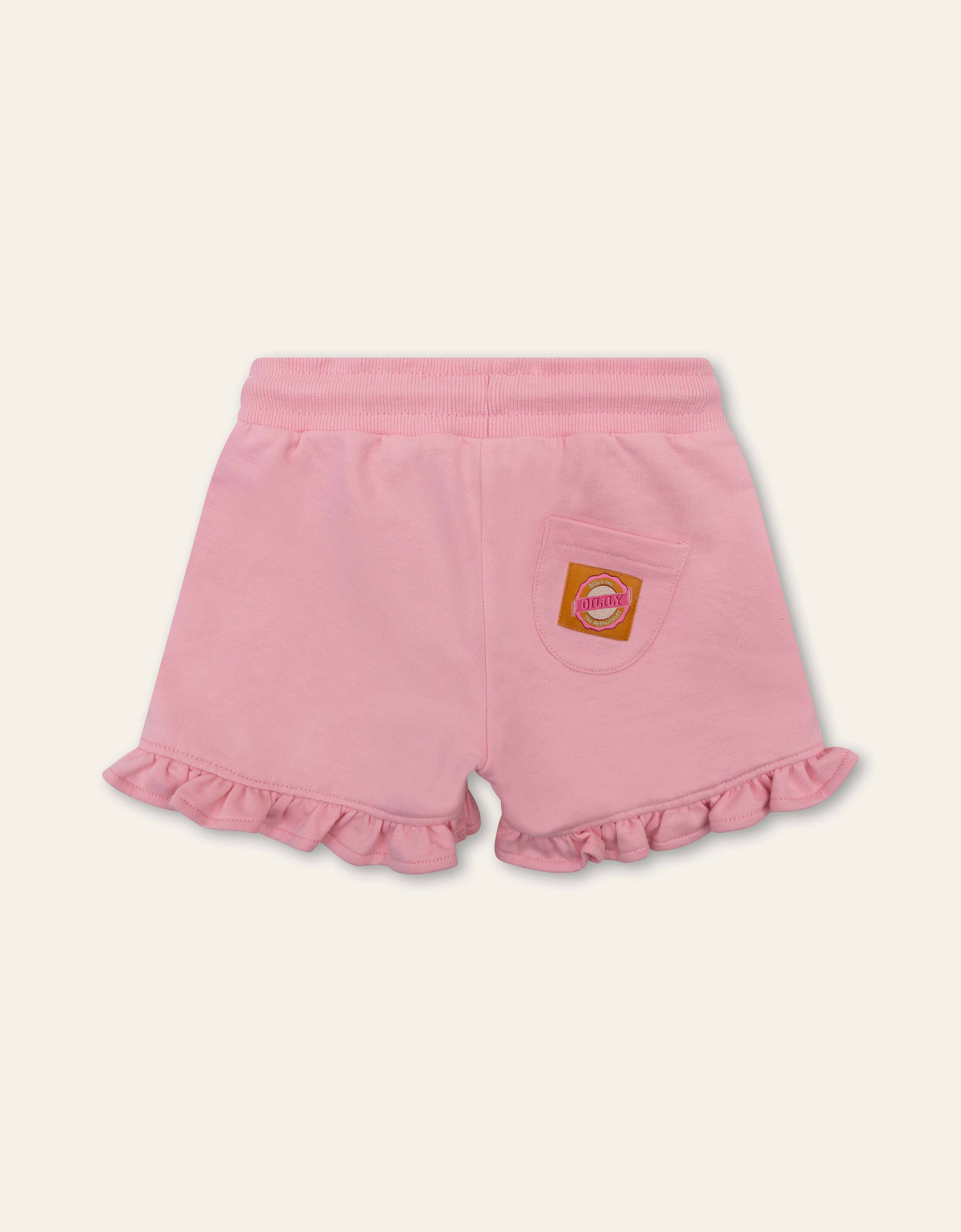 Oilily Pink Pea Sweat Shorts YS26GPA061