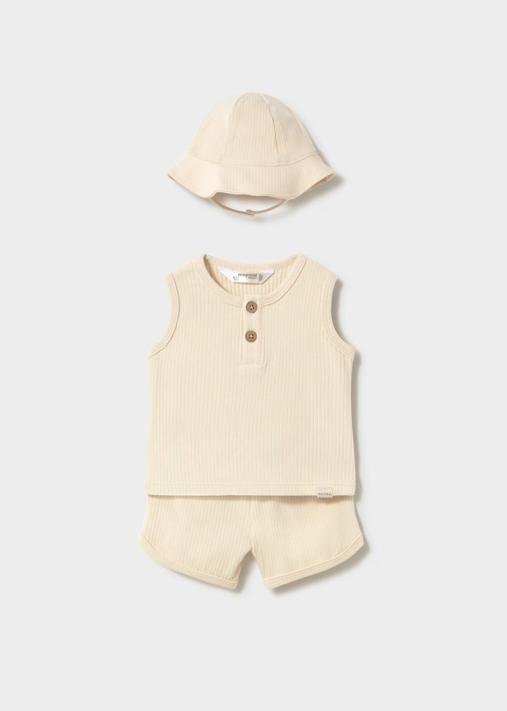 Mayoral Baby Ribbed 3pc Set