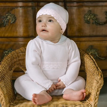 Emile et Rose Pink Kat Babygrow & Hat 2632PP