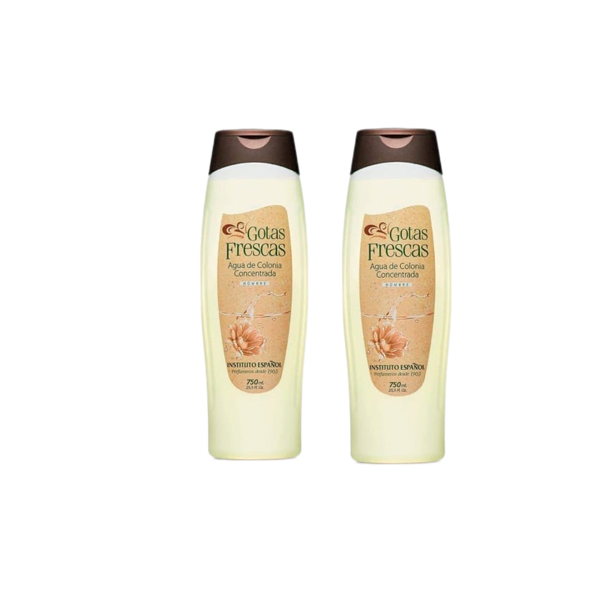 Gotas Frescas Agua de Colonia Hombre 750ml x 2