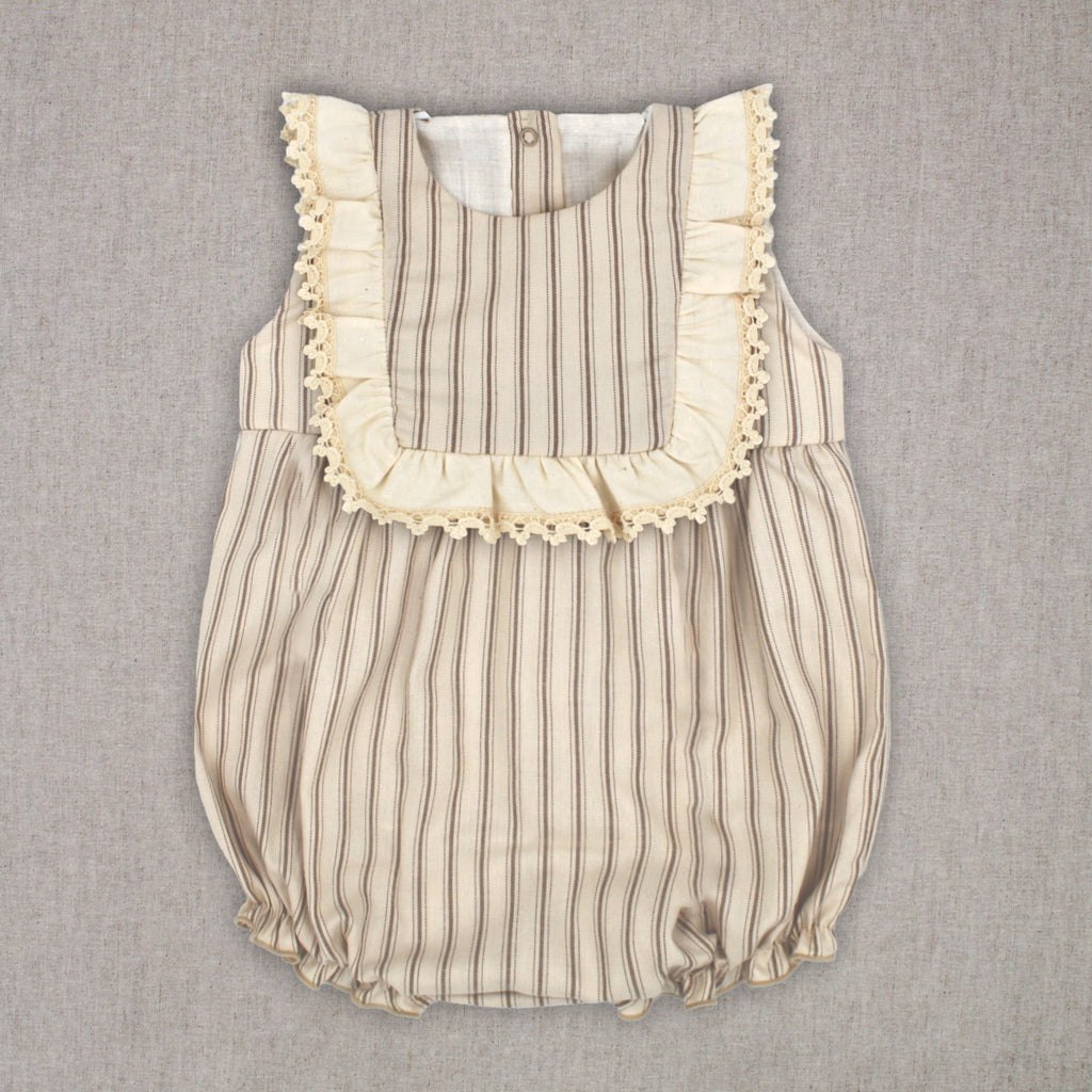 Rapife Cream Stripe Romper 5207S26