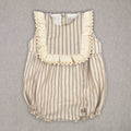 Rapife Cream Stripe Romper 5207S26