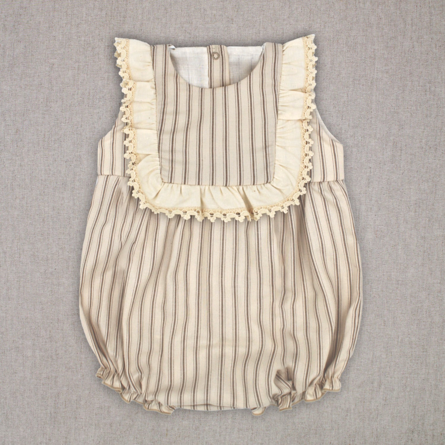 Rapife Cream Stripe Romper 5207S26
