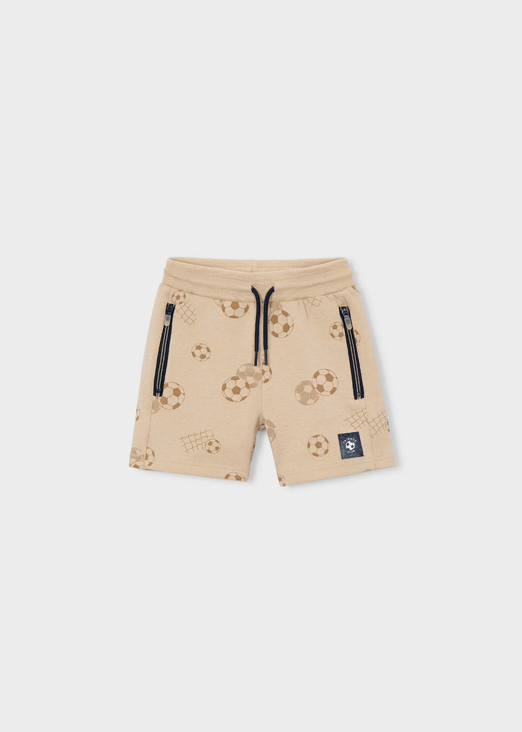 Mayoral Beige “Football” Shorts 3209