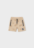Mayoral Beige “Football” Shorts 3209