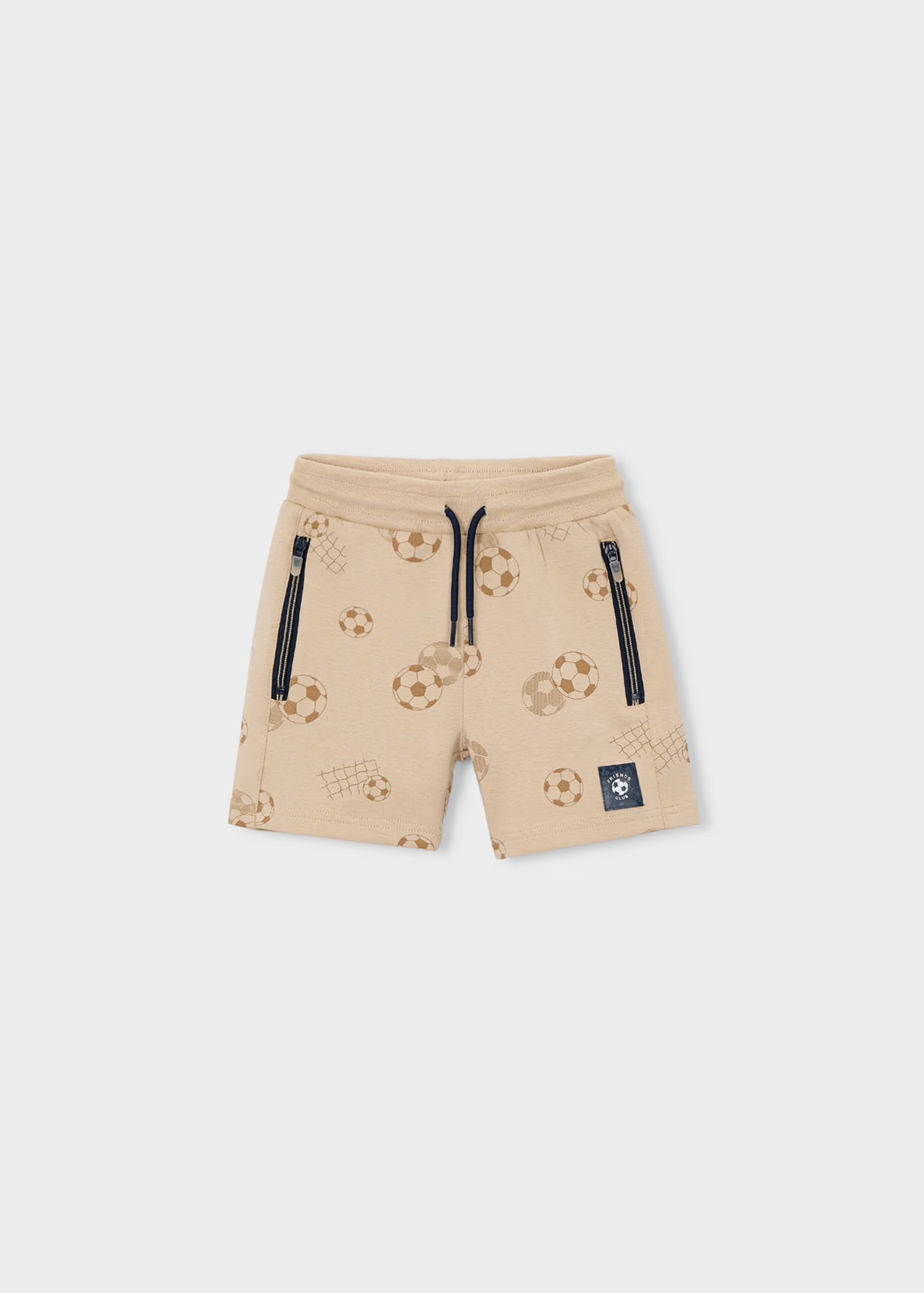 Mayoral Beige “Football” Shorts 3209
