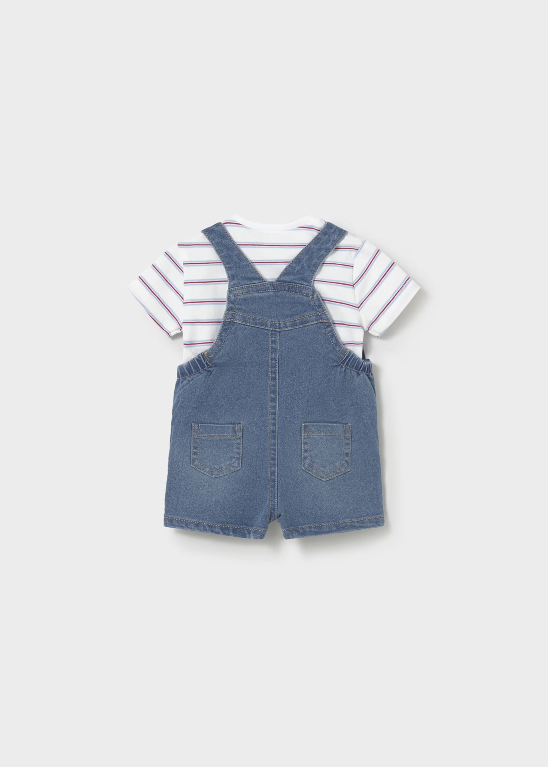 Mayoral Baby 2pc Dungaree Set 1623