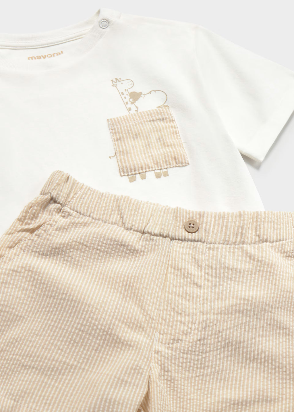 Mayoral Toddler Stripe 2pc Set 1228