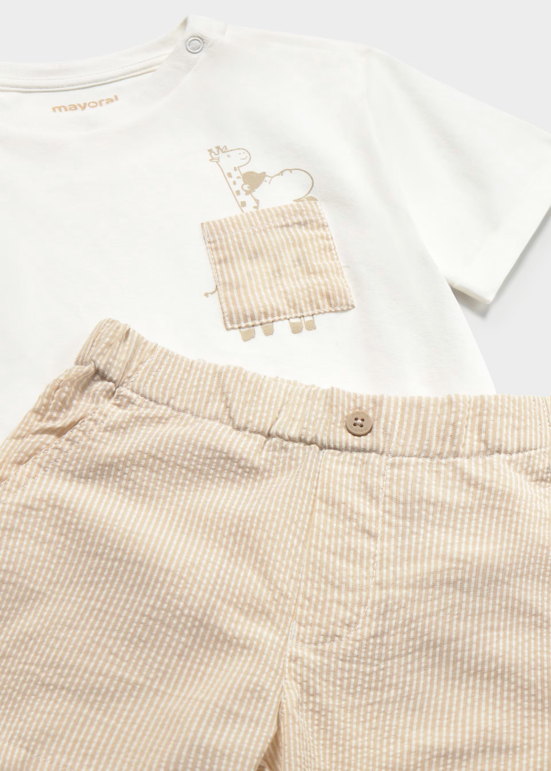 Mayoral Toddler Stripe 2pc Set 1228