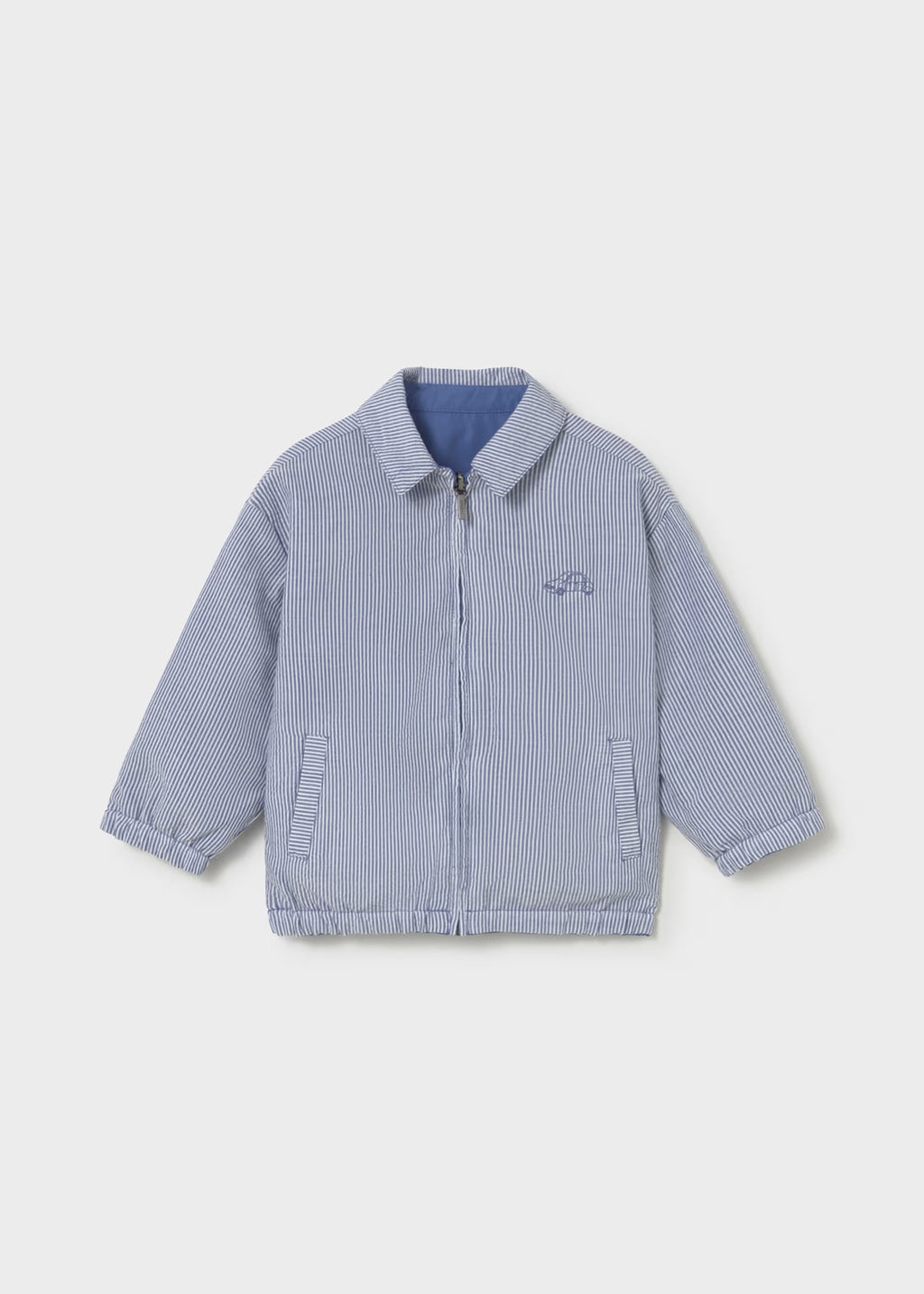 Mayoral Toddler Blue Reversible Jacket 1409