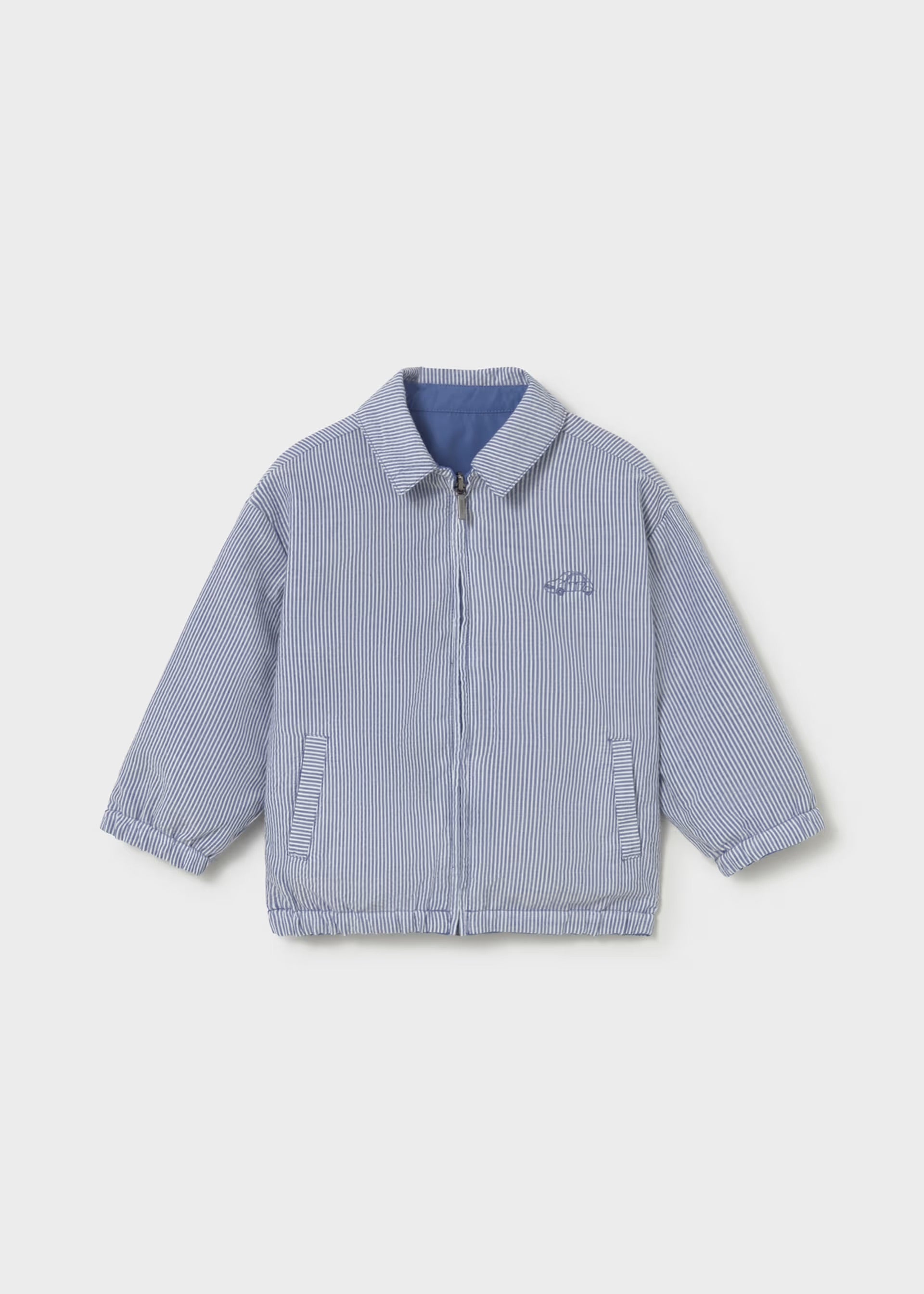 Mayoral Toddler Blue Reversible Jacket 1409