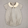 Rapife Cream Stripe Romper 5208S26
