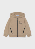Mayoral Beige Zipper Hoodie 4474