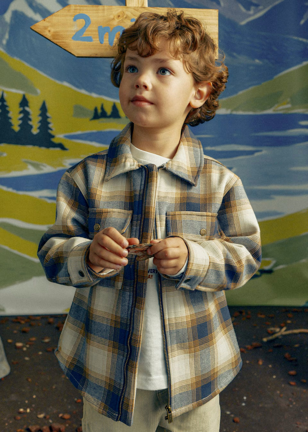 Mayoral Check Jacket 4466