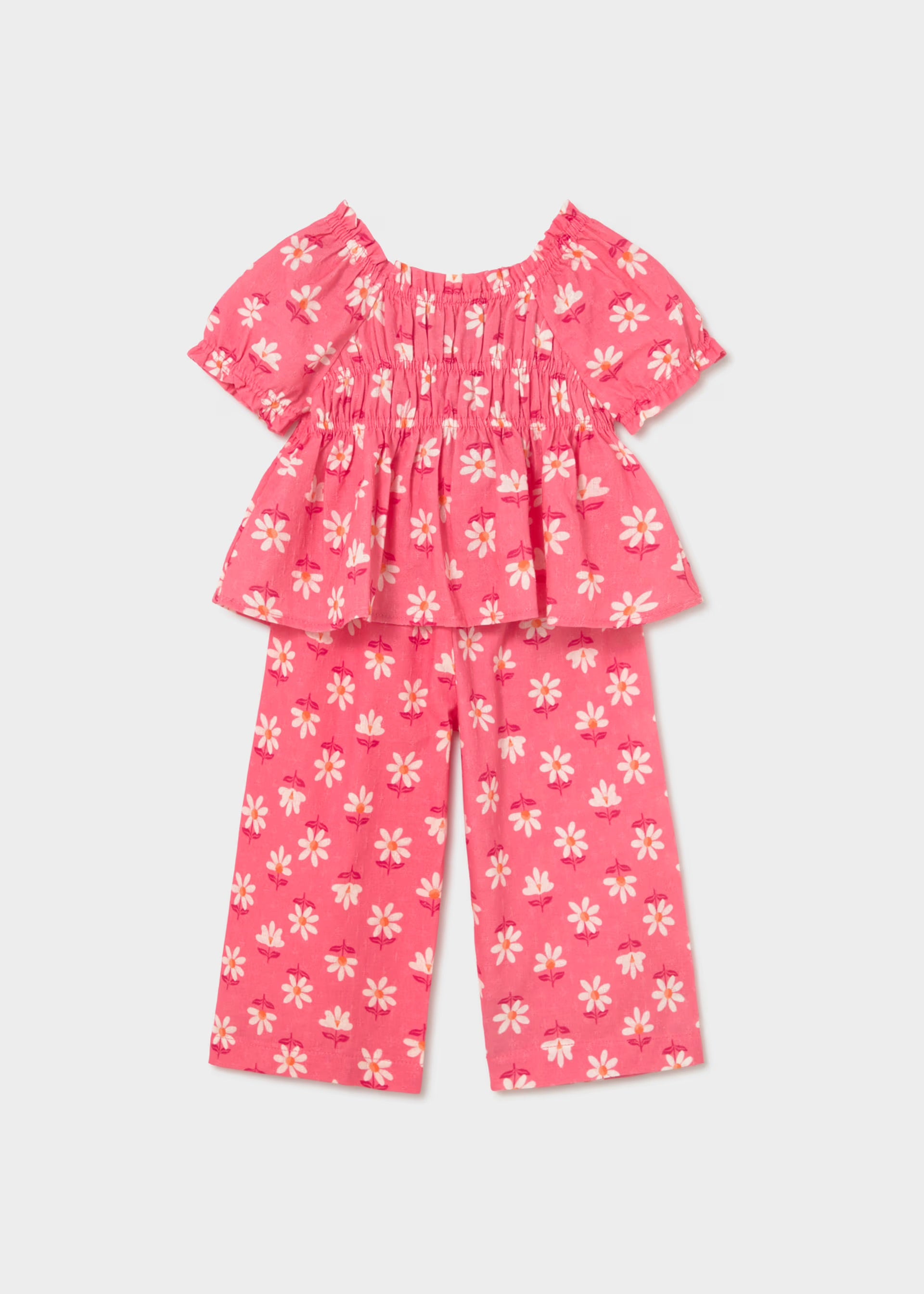 Mayoral Toddler Floral Trouser Set 1513