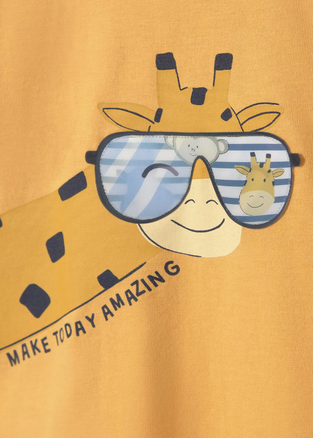 Mayoral Toddler Orange Giraffe T-shirt 1009