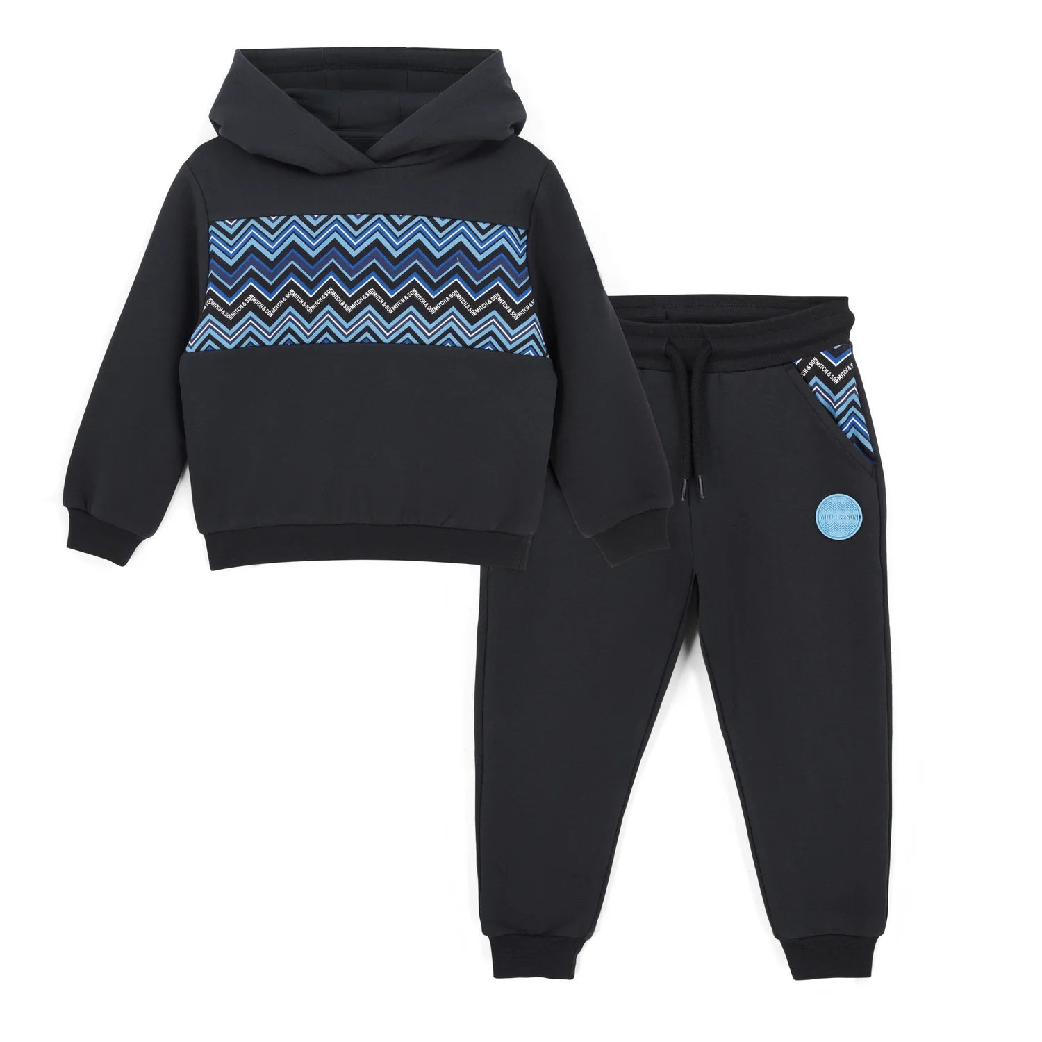 Mitch & Son Watson ZigZag Hoodie Tracksuit MS26607