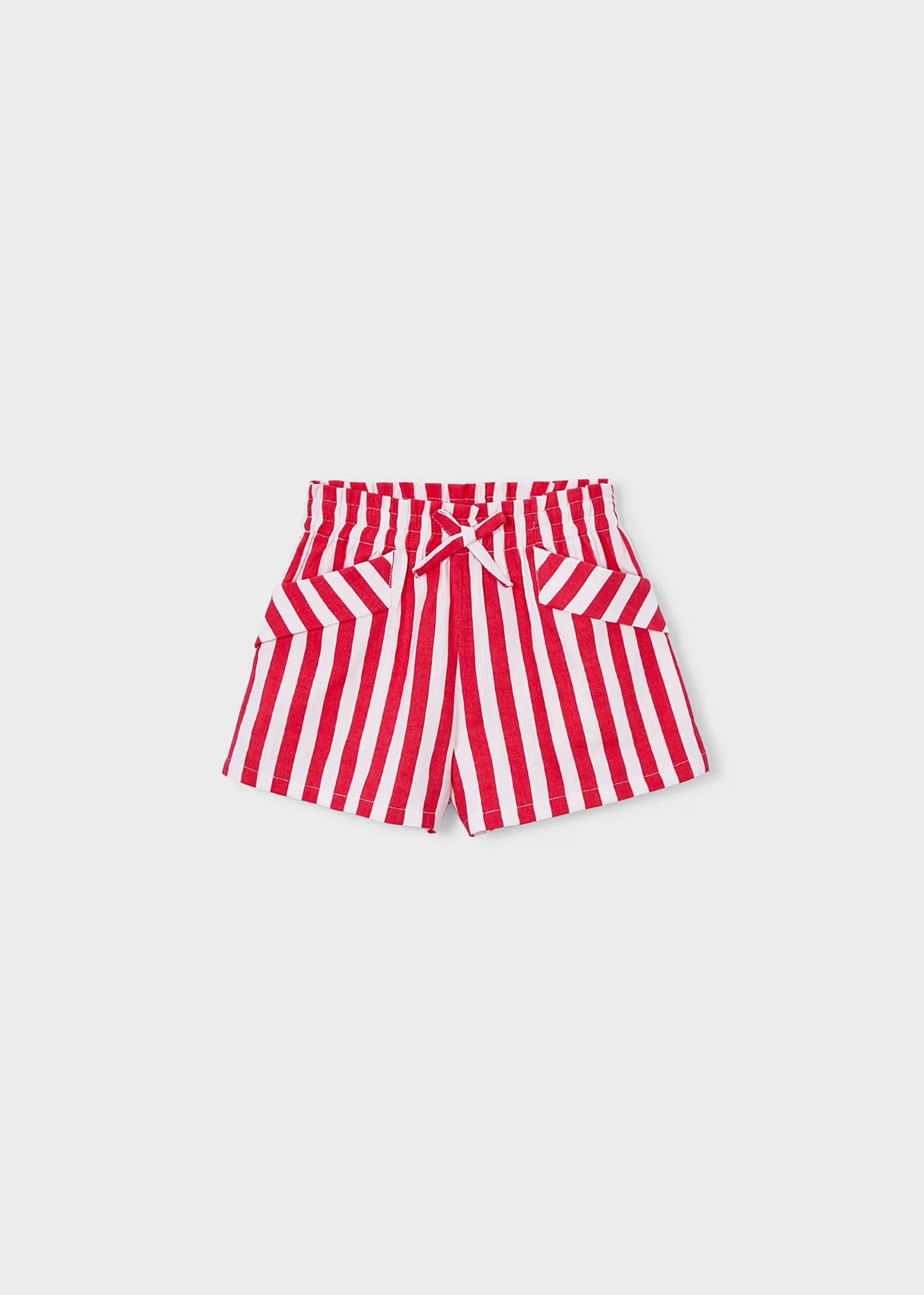 Mayoral Red Stripe Shorts 3221