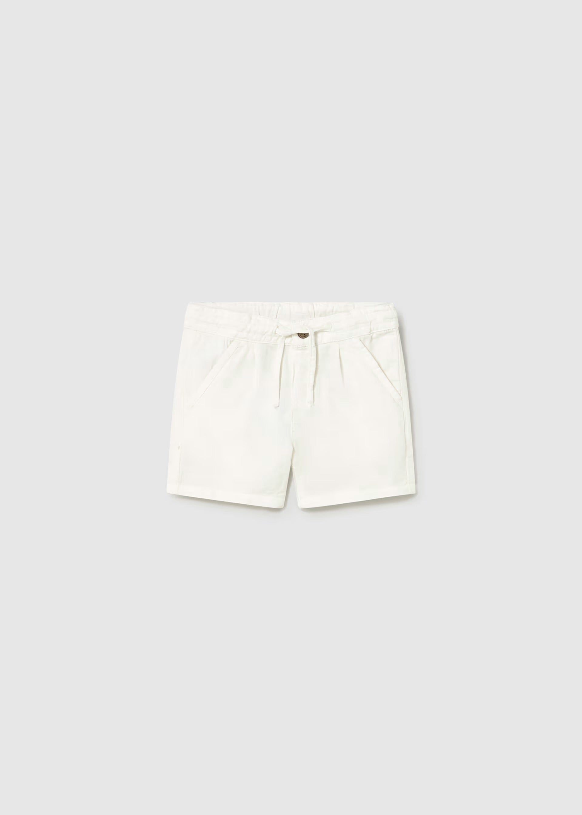 Mayoral Toddler Cream Twill Shorts 1220