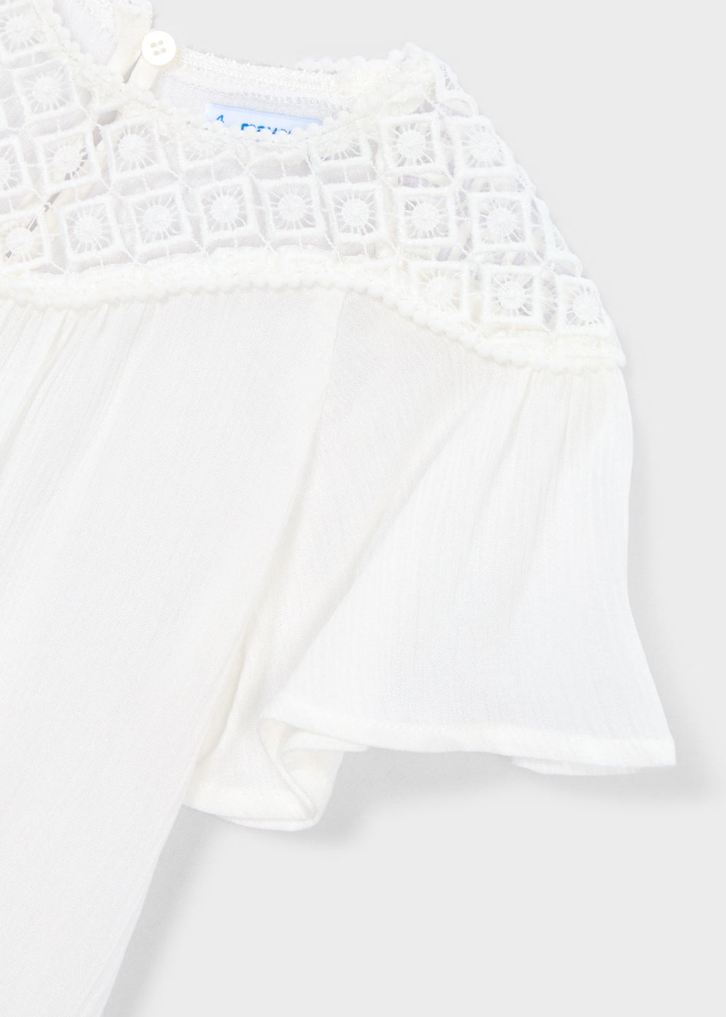 Mayoral Ivory Lace Top 3197