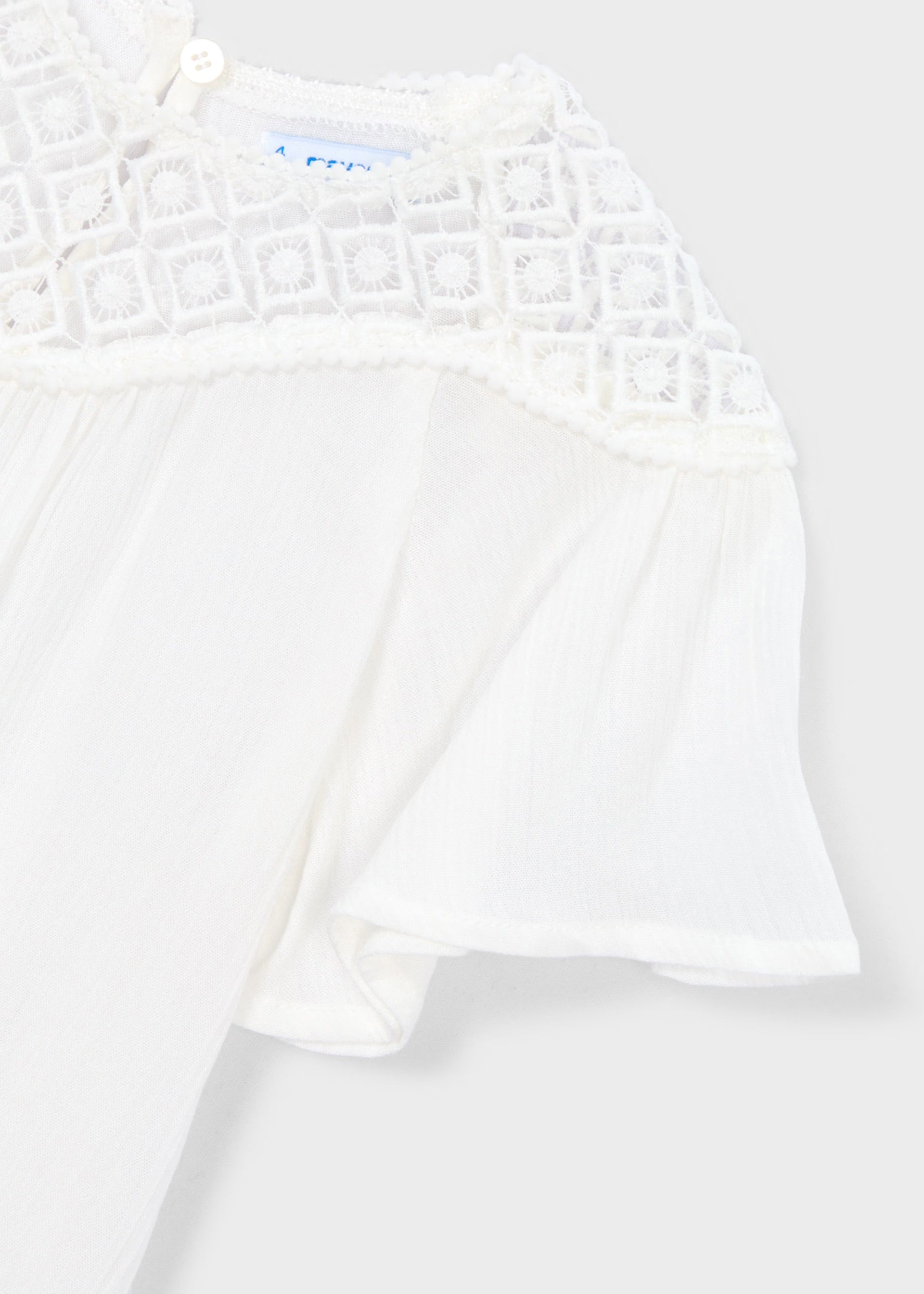 Mayoral Ivory Lace Top 3197