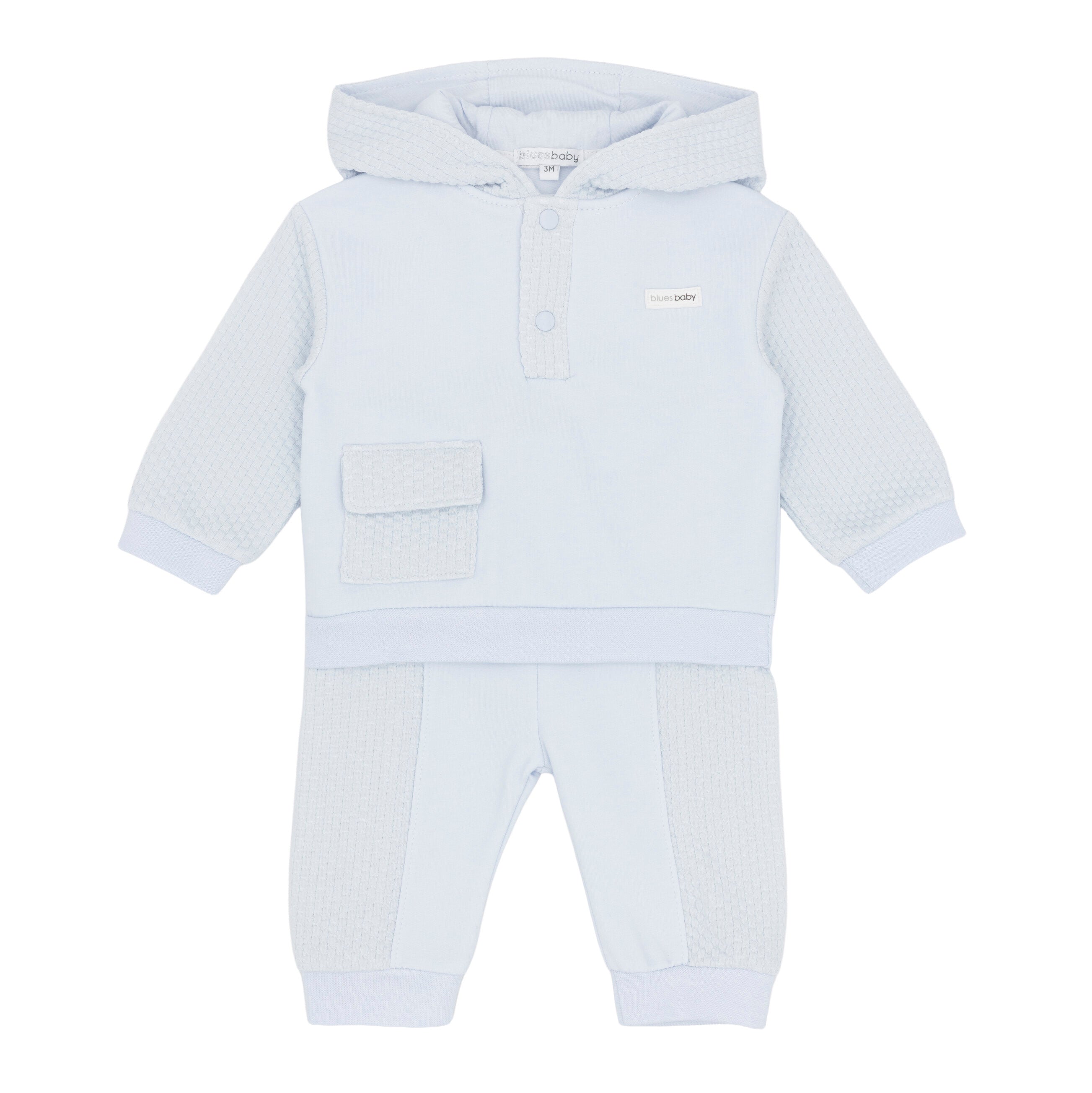 Boys Blue Hoodie Set