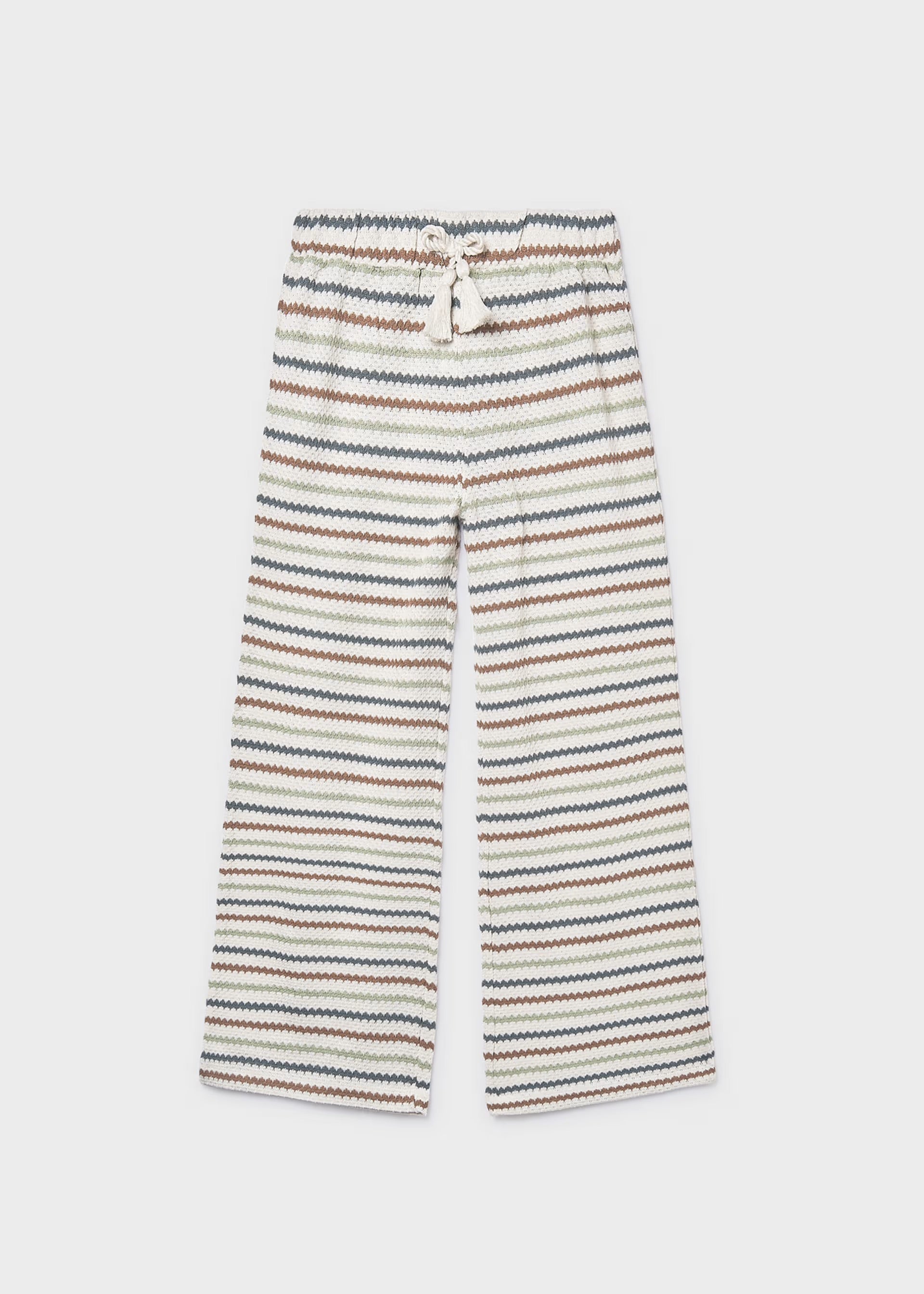 Mayoral Stripe Knit Trousers 6550