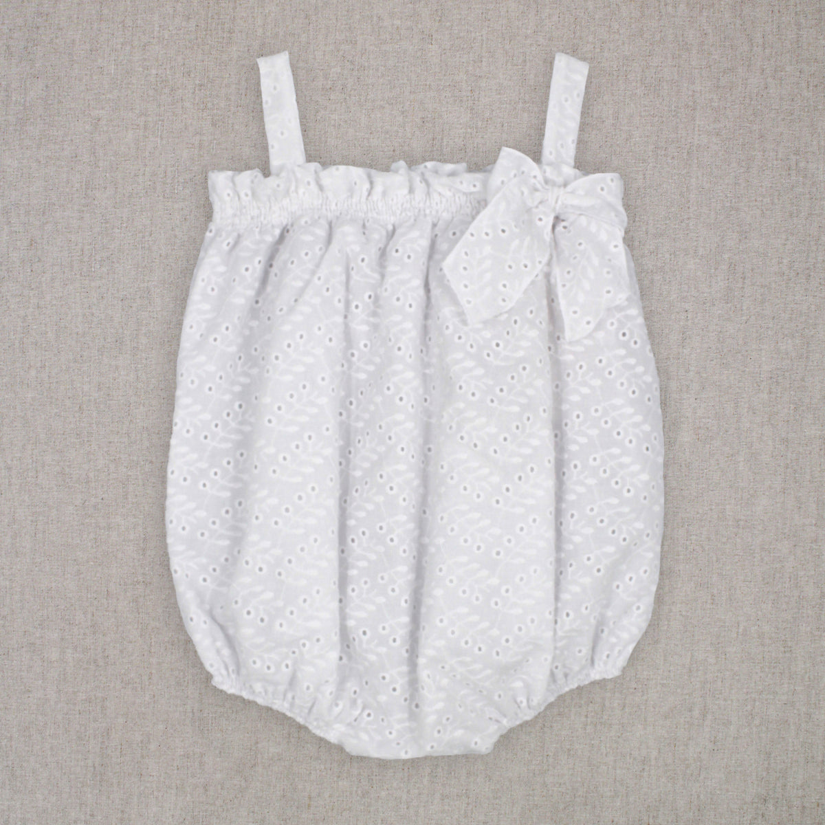 Rapife White Anglaise Romper 5907S26