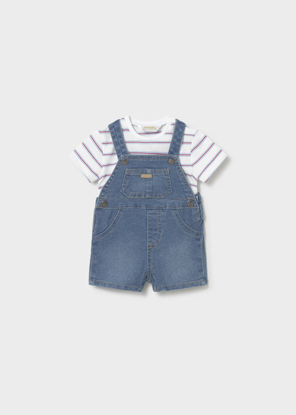 Mayoral Baby 2pc Dungaree Set 1623