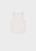 Mayoral Cream Vest Top 6013