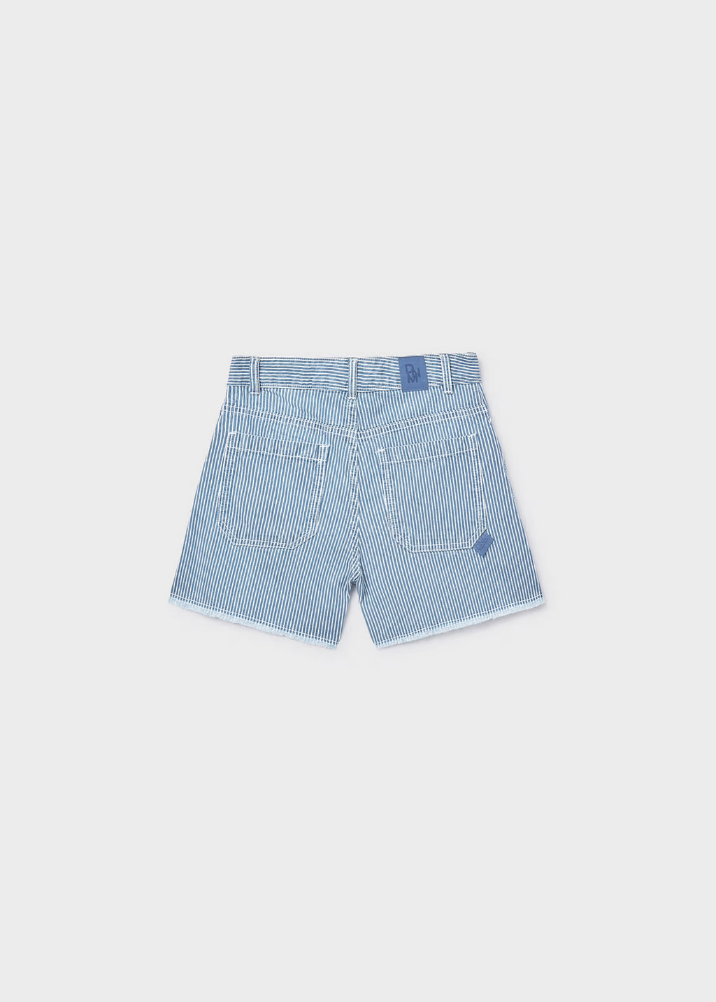 Mayoral Stripe Denim Shorts 6205