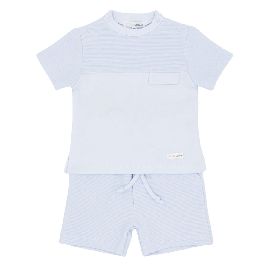 Blues Baby Blue T-Shirt and Shorts Set BB3063