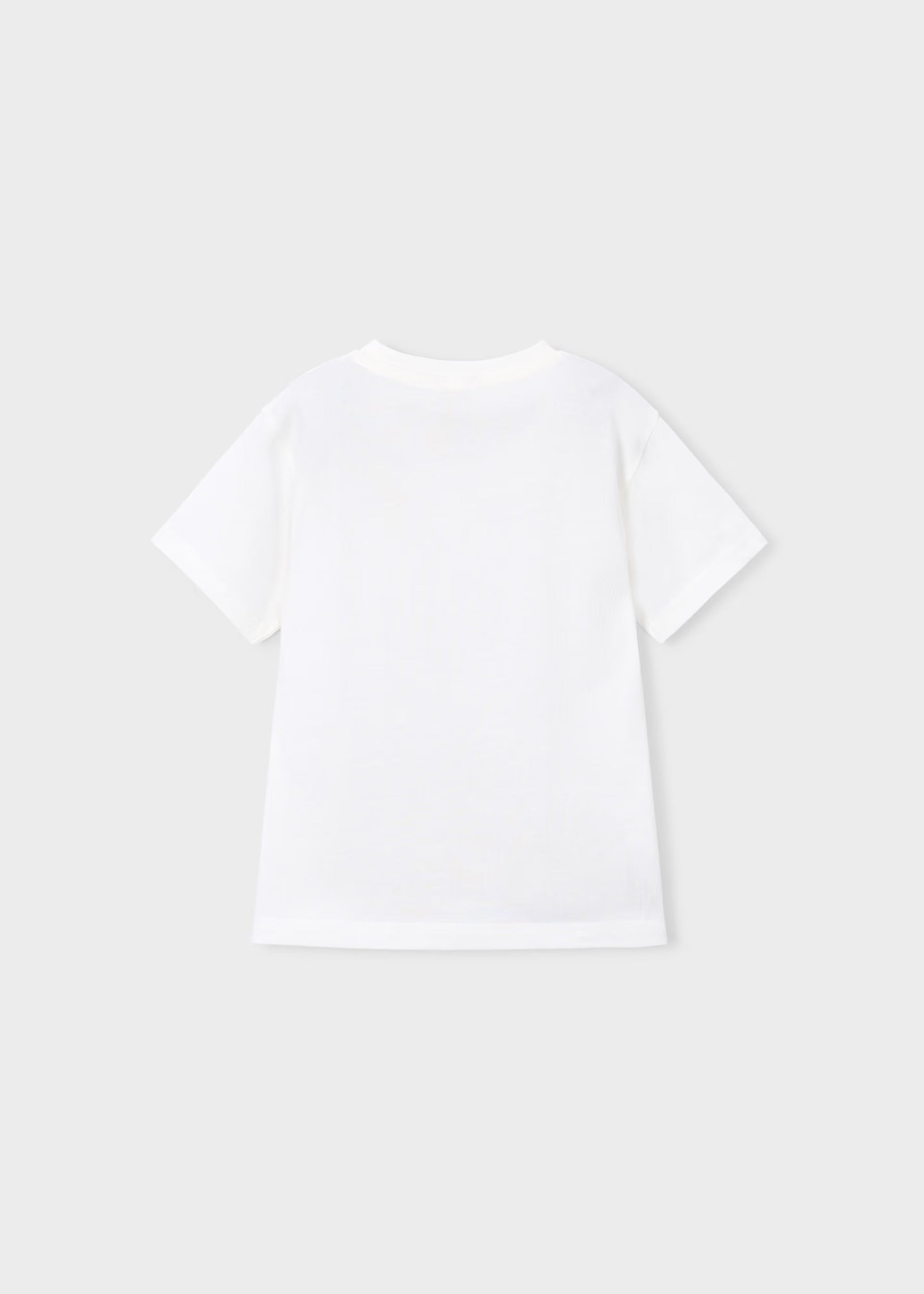 Mayoral Cream Embossed T-shirt 3059