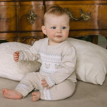 Emile et Rose Beige Kristian Babygrow & Hat 2622ST
