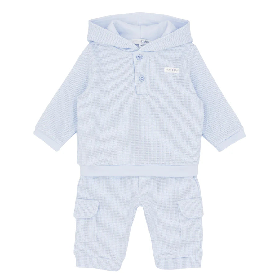 Blues Baby Blue Hooded Jog Set BB3041