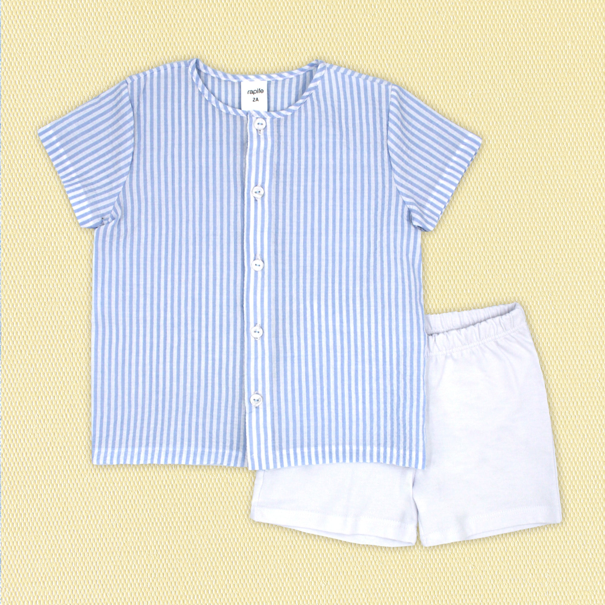 Rapife Blue Stripe Short Set 4152S26
