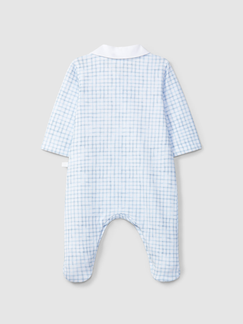 Laranjinha Blue Check Babygrow V6234