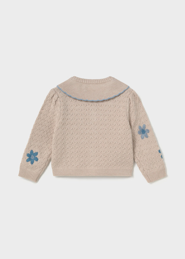 Mayoral Toddler Floral-Embroidered Cardigan 2306