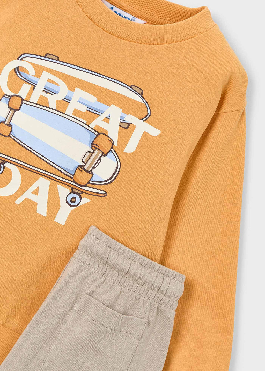 Mayoral Orange Tracksuit 3882