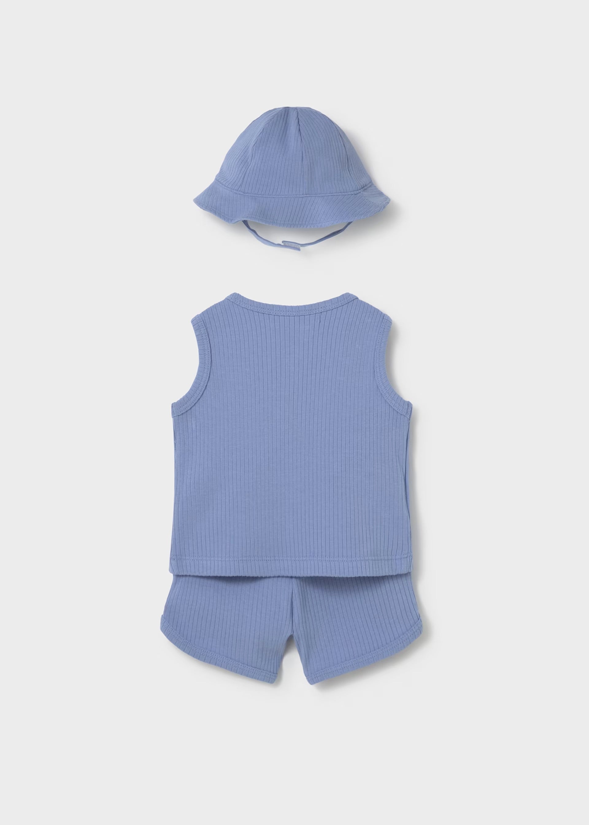 Mayoral Baby Blue Ribbed 3pc Set 1294