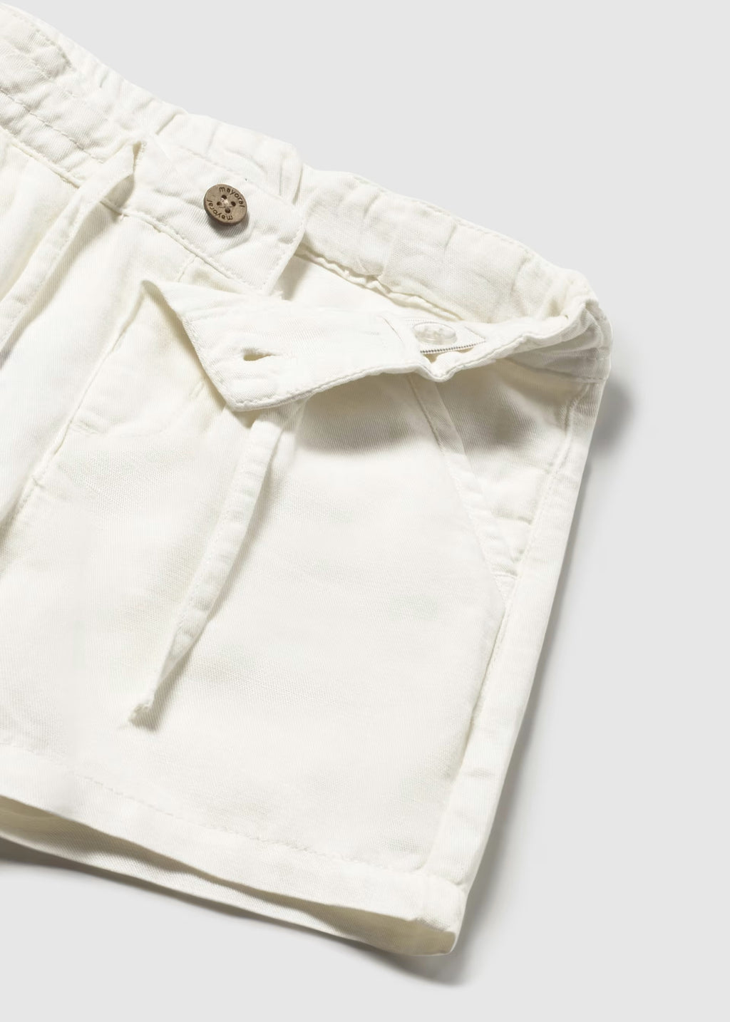 Mayoral Toddler Cream Twill Shorts 1220