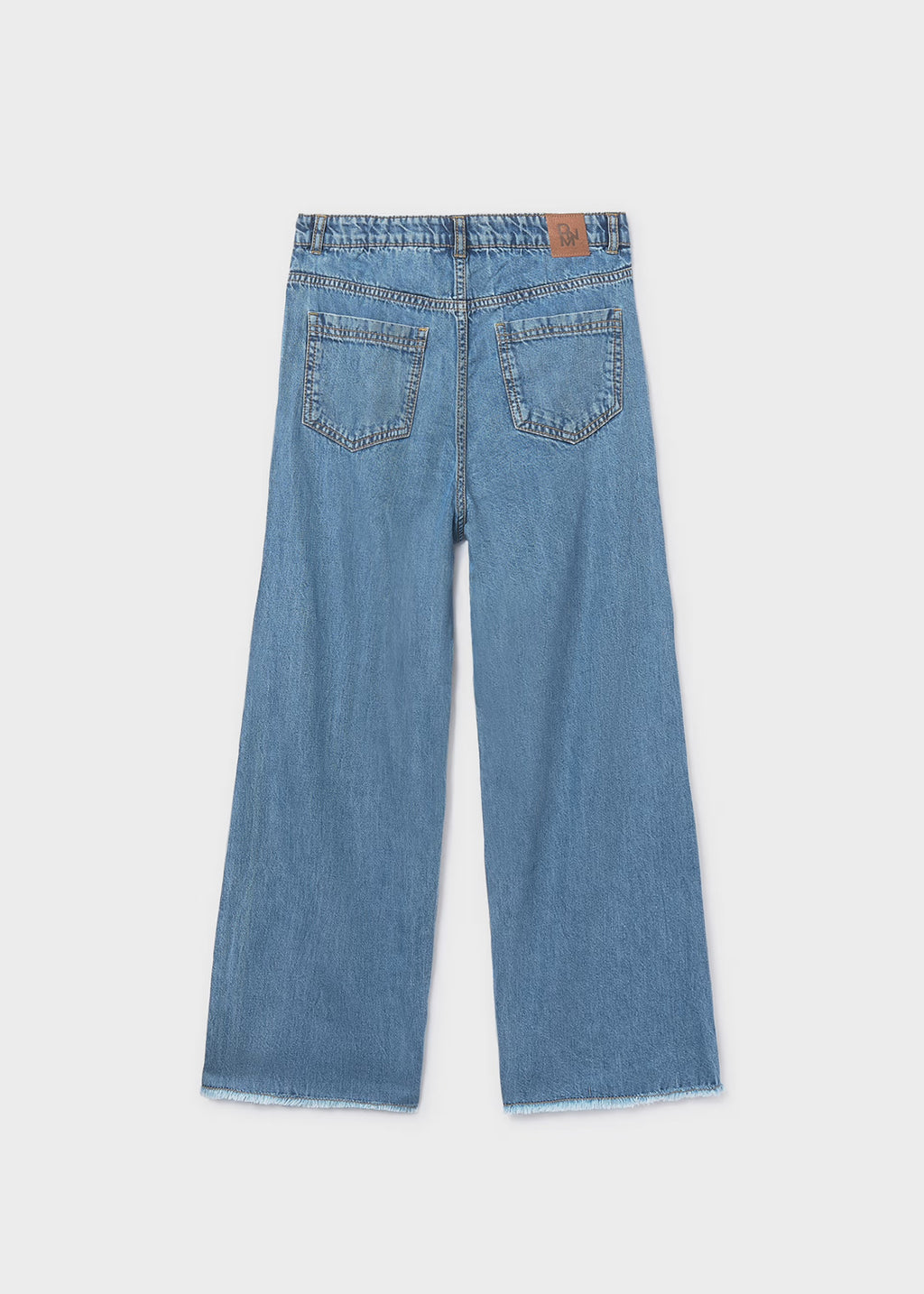 Mayoral Wide Leg Denim Jeans 6557